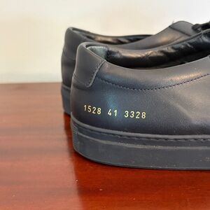 Common Projects Navy Leather Sneakers 41